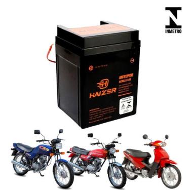 Imagem de Bateria Moto Honda Biz 100 Es 2.5hz Selada 12v 99 A 2006 - Haizer 