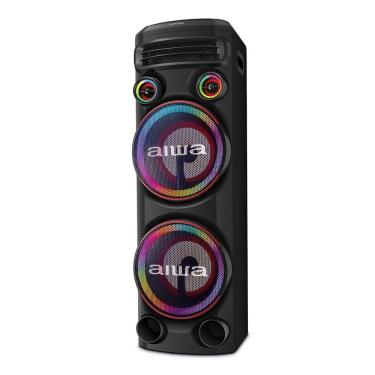 Imagem de Torre de Som Aiwa AWS-T2W-02 2300W Rms 2 Woofers 10 Bluetooth 5.3 USB Rádio FM Bivolt P...