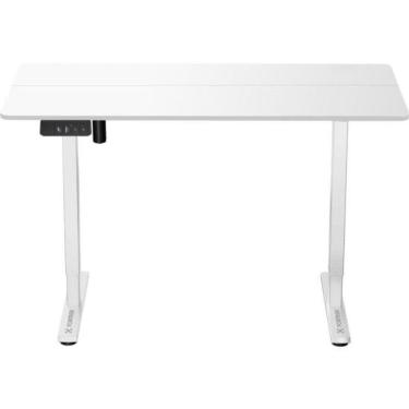 Imagem de Mesa Elétrica Altura Ajustável Lift 120cm Branco com Motor Único para Escritório Fortrek