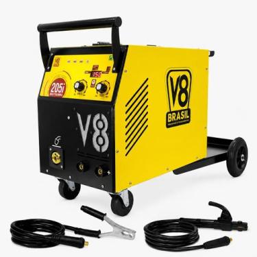 Imagem de Máquina de Solda Multiprocesso MIG MAG TIG e MMA 205i 220v V8 Brasil, 