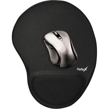 Imagem de Mouse PAD Tecido Preto C/APOIO 19X25CM - Reflex