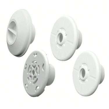 Imagem de Kit 04 Dispositivos para Piscina de Alvenaria ABS 50MM Branco Brustec Lazer