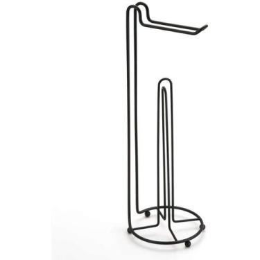 Imagem de Suporte chao papel higienico 2512 4 rolos black arthi, UNICA