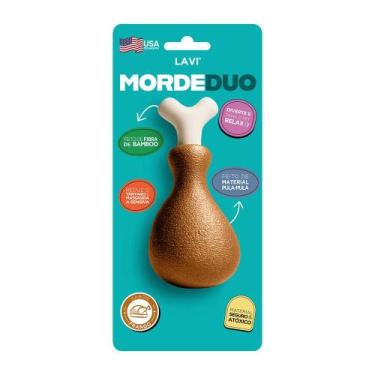 Imagem de Brinquedo Mordedor Coxa de Frango Mordeduo para Cães - LAVIPET