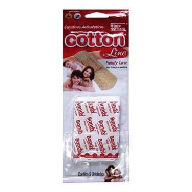 Imagem de Curativo Antissepticos Cotton Line Com 5 Unidades - Oem