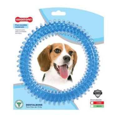 Imagem de Brinquedo para Cachorro Argola Dentalbone Odontopet Azul