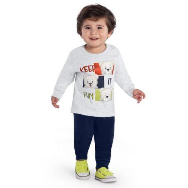Imagem de Conjunto Moletom Infantil casaco e Calça Kyly 1000107, 3, Cinza