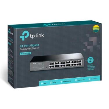 Imagem de Tp-link Switch 24p Tl-sg1024 De Inteligen Easy Smart Gigabit - TP LINK