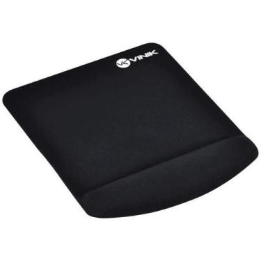 Imagem de Mouse Pad Com Apoio De Pulso Em Gel Mpg-02P Preto - VINIK