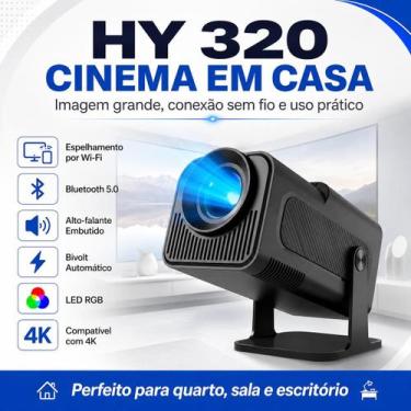 Imagem de Projetor HY320 Portátil LED RGB Wi-Fi Bluetooth 4K Compatível