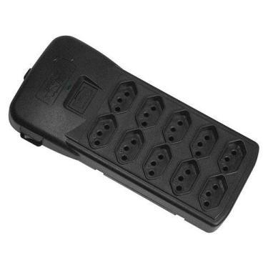 Imagem de Filtro de Linha DPS Protetor contra surtos Bivolt 10 Tomadas TV Notebo