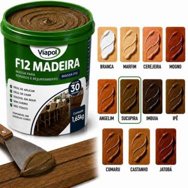 Imagem de Massa F12 Calafetar Para Madeira MDF Assoalho Correção Reparo Acabamen