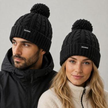 Imagem de Gorro Salomon Ivy Beanie Unissex, Preto, Unico
