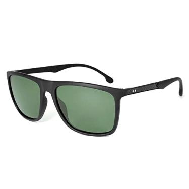 Imagem de Óculos de Sol com Lente Polarizada Masculino 20/20 Óculos Quadrado Armação Leve com proteção Uv400 (C5)