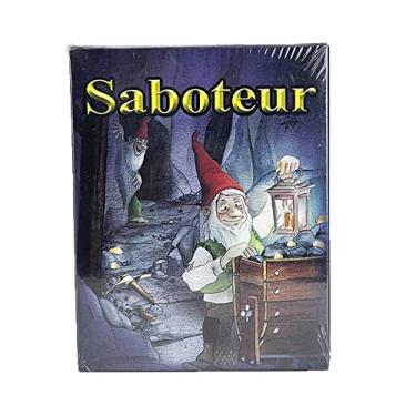 Imagem de Saboteur Strategy Card Game para 3 a 10 jogadores idades 8 e acima, jogos de festa amigáveis