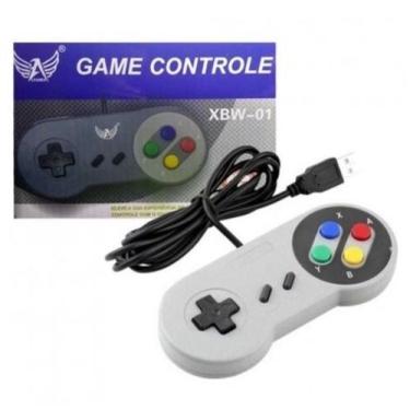 Controle Super Nintendo Snes Joystick Usb Emulador Pc em Promoção é no  Buscapé