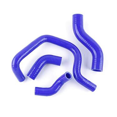Imagem de LUXERAD Mangueira de silicone off-road 3 camadas 4,5 mm desempenho ATV para 2005 2006 HON DA VT750 DCB SHAD OW SPIRIT (azul)