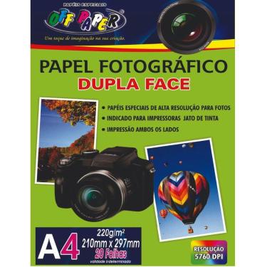 Imagem de Papel Fotográfico A4 Off Paper 220G Dupla Face 20 Folhas