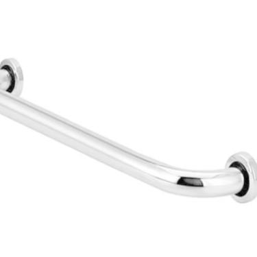 Imagem de Barra Corrimão De Apoio Aluminio Reta 80 Cm Para Banheiro