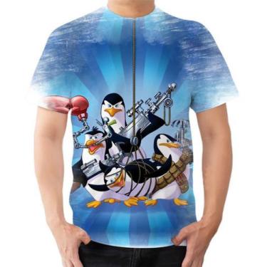 Imagem de Camisa Camiseta Personalizada Os Pinguins De Madagascar 6 - Estilo Kra