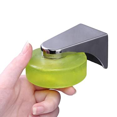 Imagem de Saboneteira Magnética | Suporte de sabonete de chuveiro magnético de aço inoxidável sem perfuração,Suportes de sabonete suspensos para banheiro e chuveiro Sritob