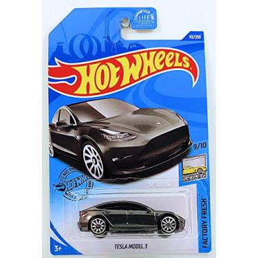Imagem de Hot Wheels 2020 Factory Fresh Tesla Model 3 112/250, Gray