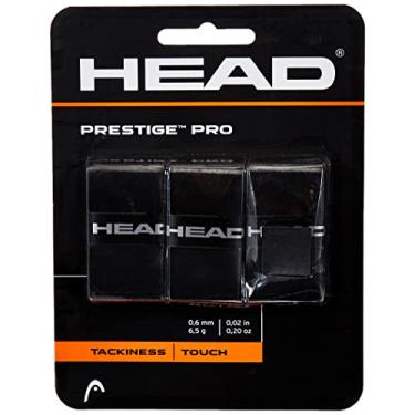 Imagem de Overgrip Prestige Pro com 3 Unidades 0282009BK Preto - Head