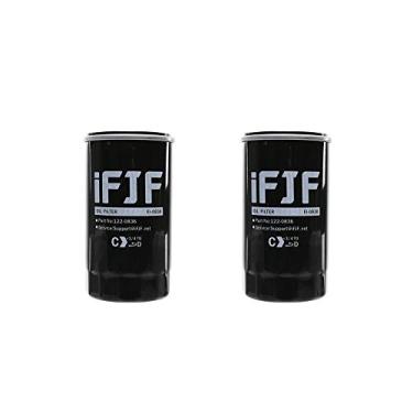 Imagem de Filtro de óleo iFJF 122-0836 para HGJAA HGJAB HGJAC Cummins Onan Gerador Substitui OEM 122-0836 01220836iFJF Set of 2 iFJF-FJ-0836-2
