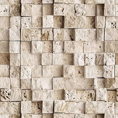 Imagem de Papel de Parede Adesivo Autocolante Lavável Estilo Pedra Tijolinho Estilo 3D 1.50 Metros