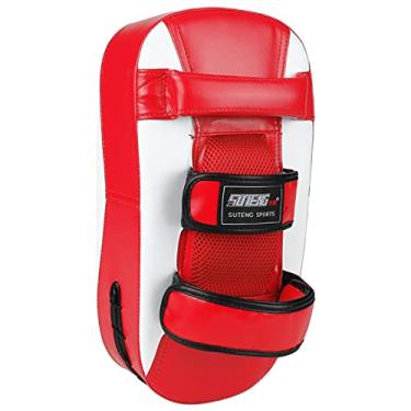 Imagem de Tingpai Luva de boxe Chute de boxe Muay ai Punching Pad Curvo Strike Shield Boxe T ining Mitt Punching Pad Luvas de esportes ao ar livre Equipamento de prática de boxe Boxing Pad Arc Pad pa homens e