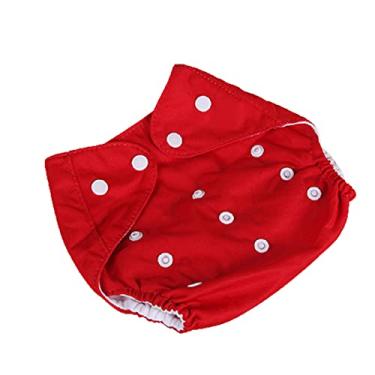 Imagem de Fraldas de bolso de tecido macio para bebês, tamanho único, lavável, reutilizável, ecológica para bebês, meninas e meninos, design de fivela, fraldas de bolso de pano de bebê