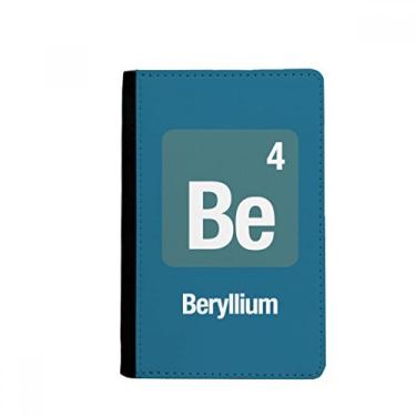 Imagem de Be Beryllium Chemical Element chem Passport Holder Notecase Burse Capa Carteira Cartão Bolsa, Multicolor