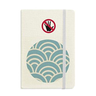 Imagem de Caderno Secreto Clássico Edo Japonês Padrão Onda A5