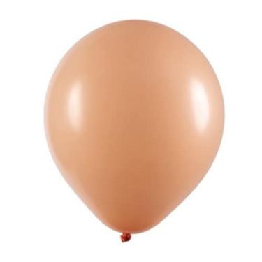 Imagem de Balão Art-Latex Salmão tamanho:16Polegadas/12unidades