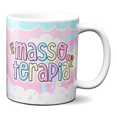 Imagem de Caneca Massoterapia Profissional Massoterapeuta Presente (Branca)