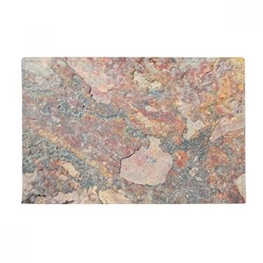 Imagem de DIYthinker Tapete Tapetes para Banheiro Tapetinho Antiderrapante para Porta com Textura de Ferro Áspero Enferrujado