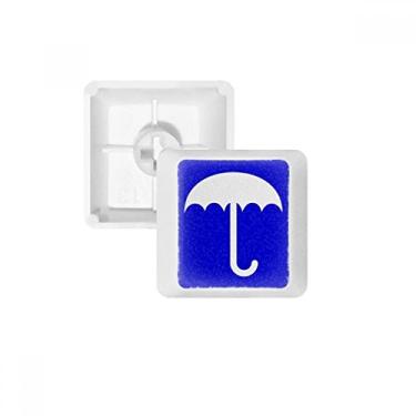 Imagem de Rain Blue Square Warning Mark teclado mecânico PBT kit de atualização para jogos
