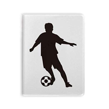 Imagem de Caderno de futebol esportivo de futebol FSilhouette capa de chiclete diário capa macia