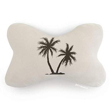 Imagem de DIYthinker Almofada de almofada para apoio de cabeça para decoração de pescoço com contorno preto