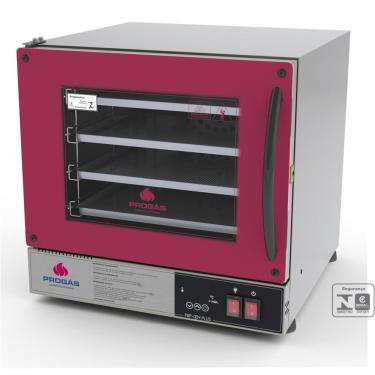 Imagem de Forno Turbo Eletrico Digital Fast Oven Prp-004 Plus Vermelho 220V - Progas