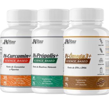 Imagem de Combo PROTECTION (Cúrcuma, Própolis, Ômega3) 300 Cápsulas - Imperium Nutrition