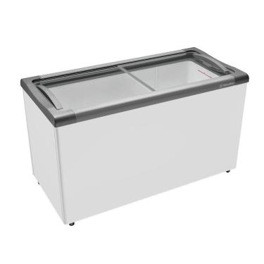 Imagem de Freezer Horizontal Metalfrio 2 Portas De Vidro 388 Litros Nf40s Branco 110v