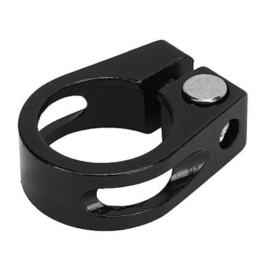 Imagem de Canote de Selim de Liberação Rápida para Bicicleta, 2 Peças de Braçadeira de Selim Suave para Bicicleta Leve para Bicicleta (Preto)