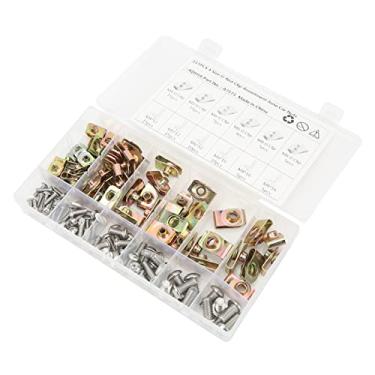 Imagem de Kit de Clipe de Porca U, Sortimento de Parafusos de Porca U de Aço Inoxidável de Alta Dureza Colorido Galvanizado Universal para Carro para Motocicleta