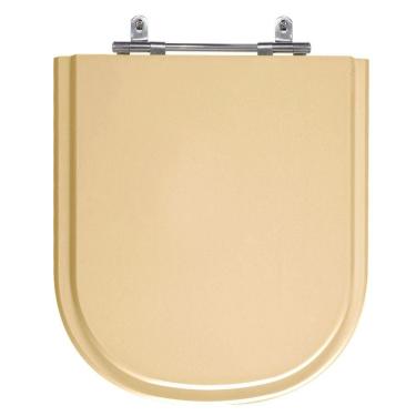 Imagem de Assento Laqueado Vogue Plus Rosa Floral Tampa para Vaso Deca em Mdf