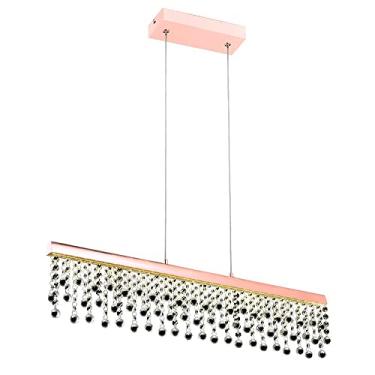 Imagem de Pendente Cristal/Metal Led 12W 4000K 61, 5x10x17 cm, Quality, QPD1277-CO, 12, Cobre