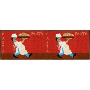 Imagem de Tapete De Cozinha Passadeira Vizapi Pasta 40X120cm Multicolorido