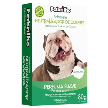 Imagem de Petbrilho Sabonete Neutralizador De Odores 80G Para Cães Multicor