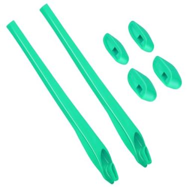 Imagem de BLAZERBUCK Kits de meias para óculos de sol Oakley Flak 2.0 OO9295/Flak 2.0 XL OO9188 - Celeste