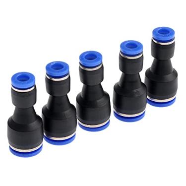 Imagem de 5 pcs furo de 10mm a acessórios pneumáticos de 6mm Empurre em conectores retos de redutor para peças pneumáticas da mangueira de água do ar YYDFPIIA